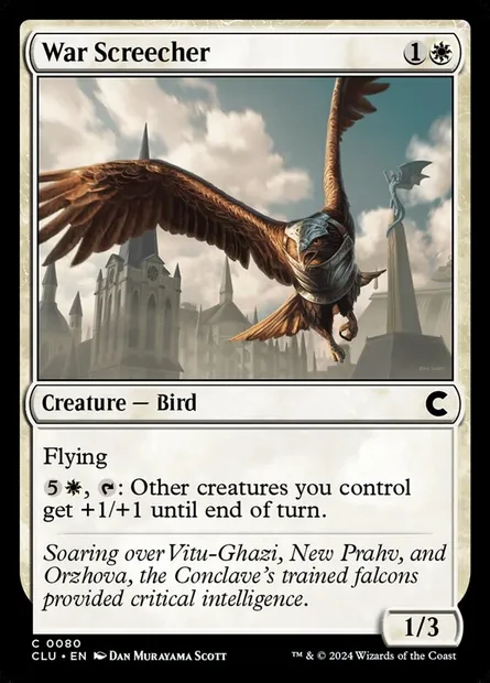 War Screecher, Magic card CLU 80 — Ravnica: Clue Edition set
