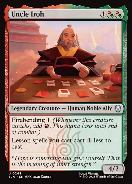 Uncle Iroh, Magic card TLA 248 — Avatar: The Last Airbender set