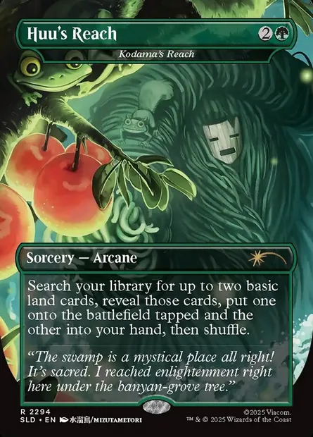 Portée du kodama, carte Magic SLD 2294 — extension Secret Lair Drop