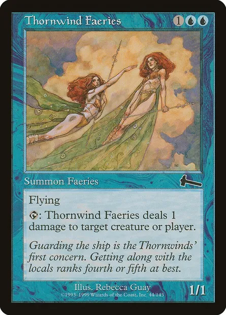 Thornwind Faeries, Magic card ULG 44 — Urza's Legacy set