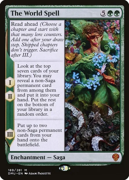The World Spell, Magic card DMU 189 — Dominaria United set