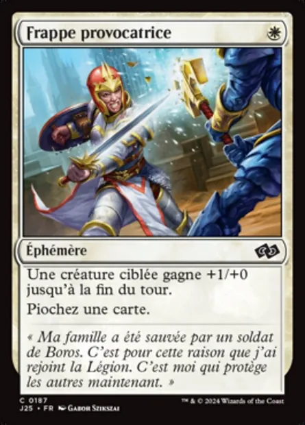 Frappe provocatrice, carte Magic J25 187 — extension Foundations Jumpstart