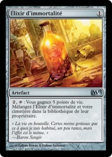 Élixir d'immortalité, carte Magic M13 204 — extension Magic 2013
