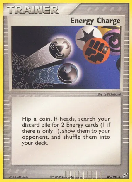 Energy Charge, Pokémon card DX 86 — Deoxys set
