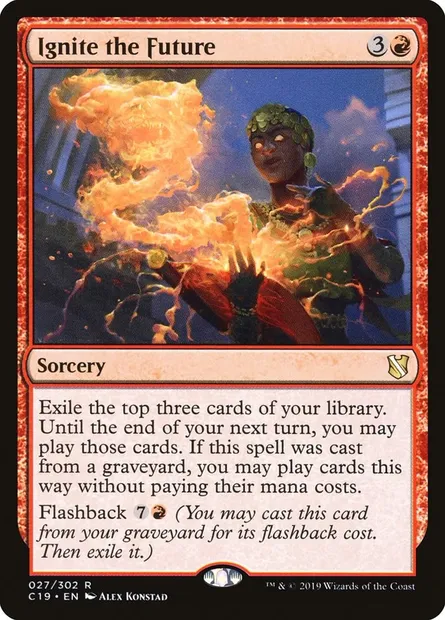 Ignite the Future, Magic card C19 27 — Commander 2019 set