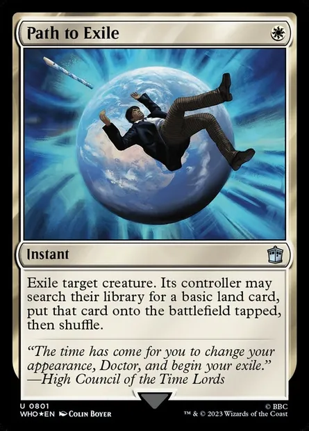 Path to Exile, Magic card WHO 801 — Doctor Who set