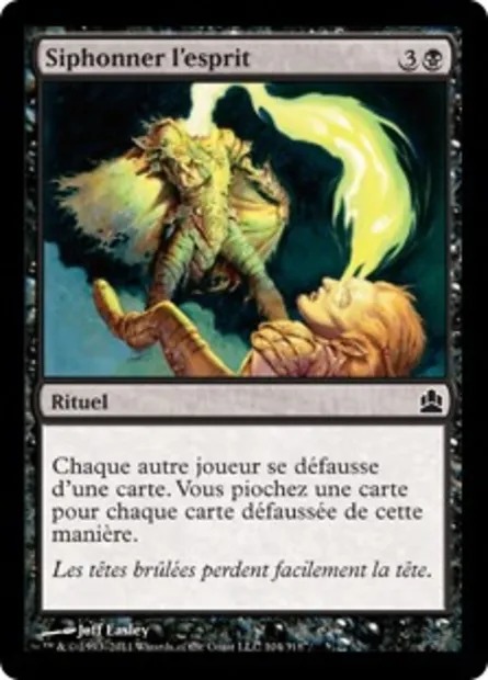 Siphonner l'esprit, carte Magic CMD 104 — extension Commander 2011
