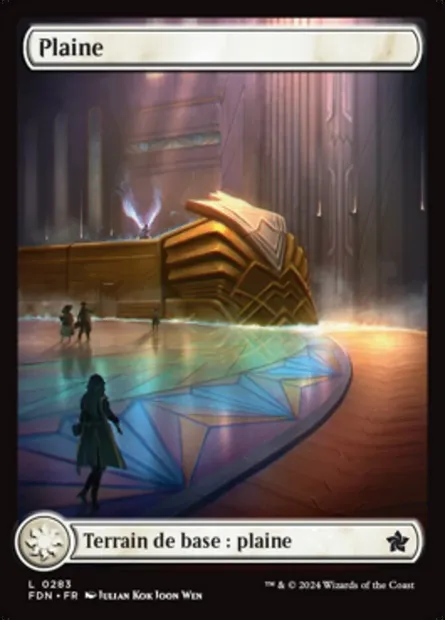 Plaine, carte Magic FDN 283 — extension Foundations