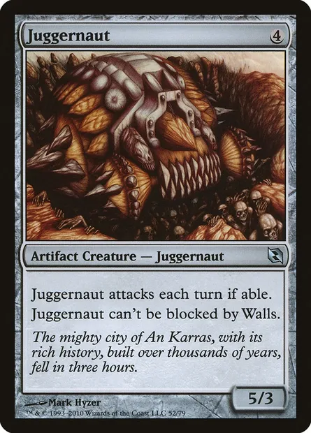 Juggernaut, Magic card DDF 52 — Duel Decks: Elspeth vs. Tezzeret set