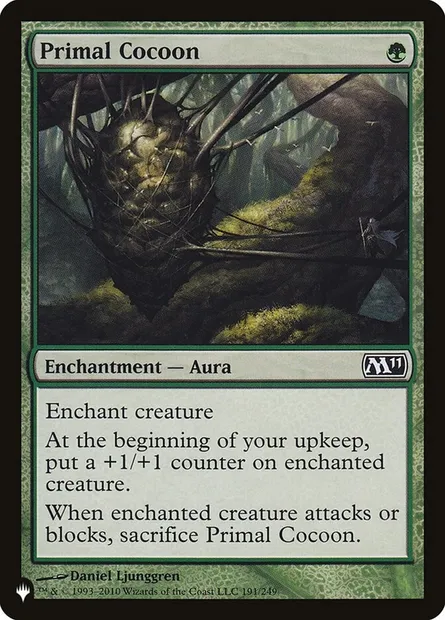 Primal Cocoon, Magic card PLST M11-191 — The List set