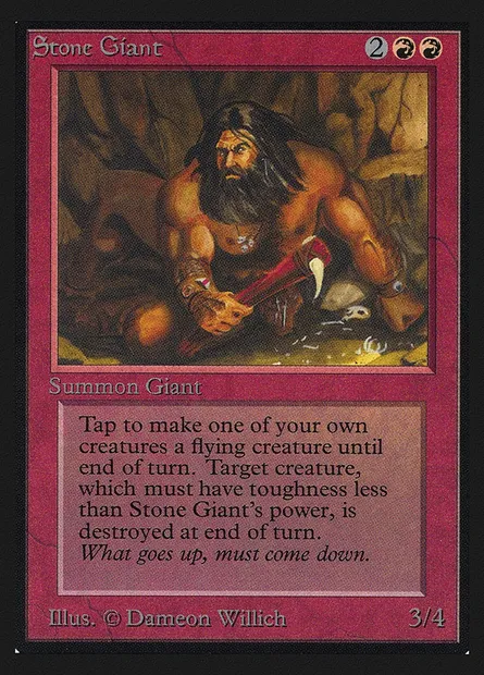 Stone Giant, Magic card CED 177 — Collectors' Edition set
