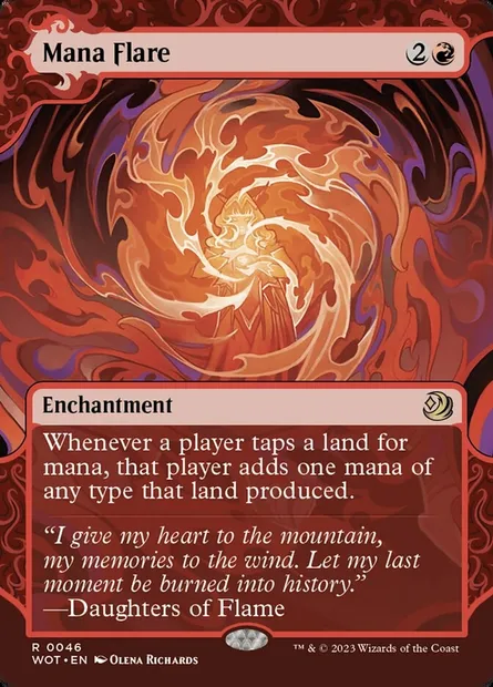 Mana Flare, Magic card WOT 46 — Wilds of Eldraine: Enchanting Tales set