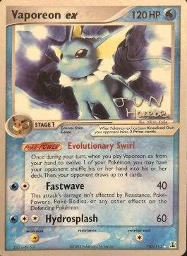 Aquali-ex, carte Pokémon WCD07 110 — extension World Championship Decks 2007