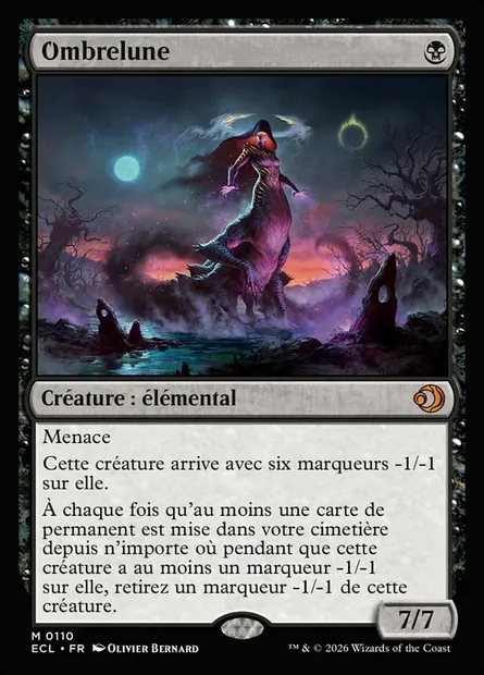 Ombrelune, carte Magic ECL 110 — extension Lorwyn Eclipsed