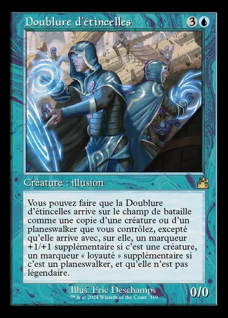 Doublure d'étincelles, carte Magic RVR 319 — extension Ravnica Remastered