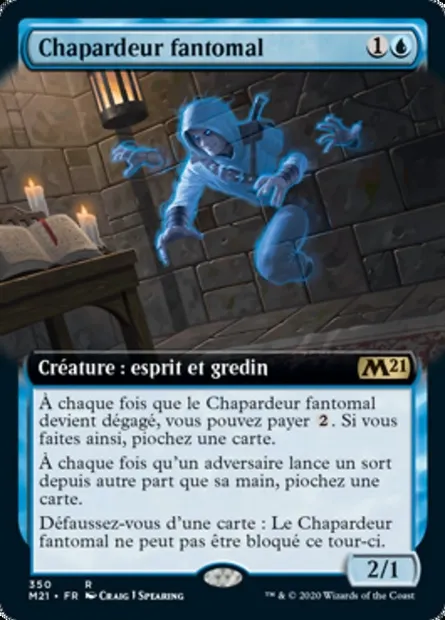 Chapardeur fantomal, carte Magic M21 350 — extension Core Set 2021