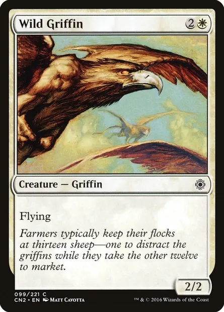 Wild Griffin, Magic card CN2 99 — Conspiracy: Take the Crown set