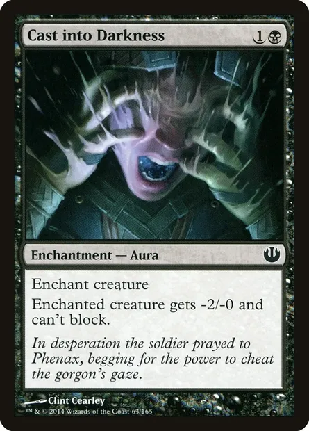 Cast into Darkness, Magic card JOU 63 — Journey into Nyx set
