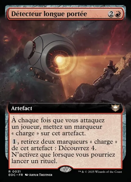 Détecteur longue portée, carte Magic EOC 31 — extension Edge of Eternities Commander