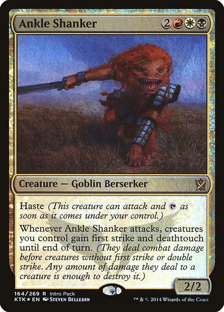 Ankle Shanker, Magic card PKTK 164 — Khans of Tarkir Promos set