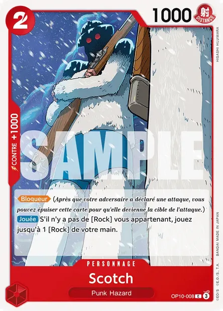 Scotch, carte One Piece OP10-008 — extension SANG ROYAL
