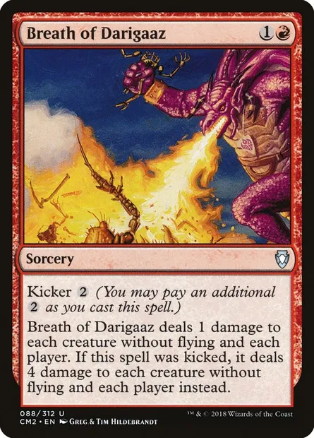 Breath of Darigaaz, Magic card CM2 88 — Commander Anthology Volume II set