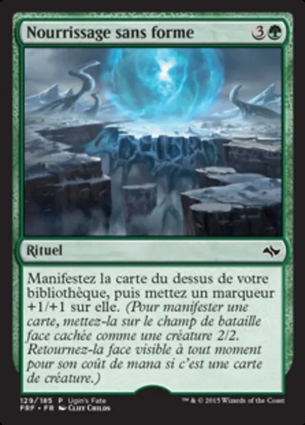 Nourrissage sans forme, carte Magic UGIN 129 — extension Ugin's Fate