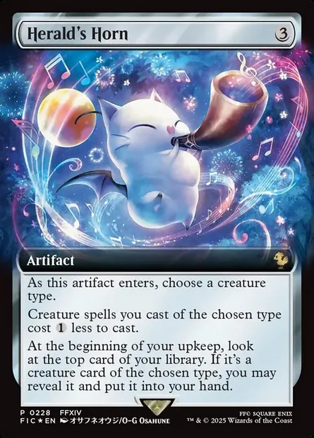 Herald's Horn, Magic card FIC 228 — Final Fantasy Commander set