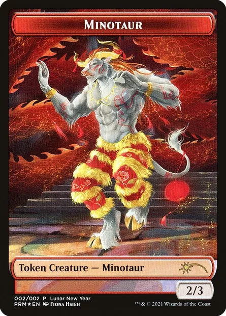 Minotaur, Magic card PL21 2★ — Year of the Ox 2021 set