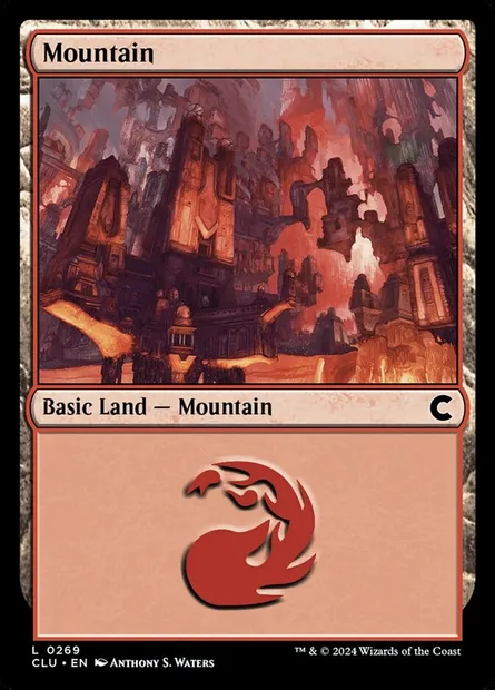 Montagne, carte Magic CLU 269 — extension Ravnica: Clue Edition
