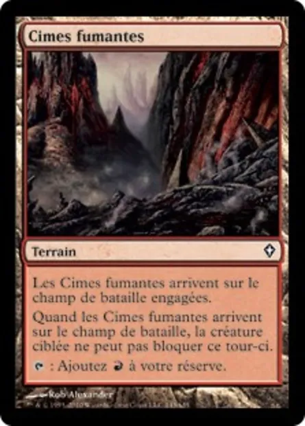 Cimes fumantes, carte Magic WWK 143 — extension Worldwake
