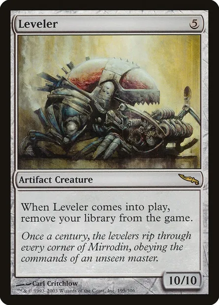 Leveler, Magic card MRD 195 — Mirrodin set