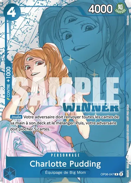 Charlotte Pudding, carte One Piece OP06-047 — extension ONE PIECE CARD THE BEST