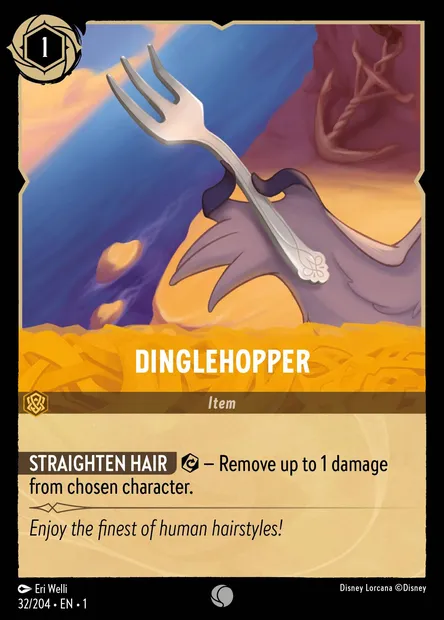 Dinglehopper, Disney Lorcana card CH1-032 — The First Chapter set