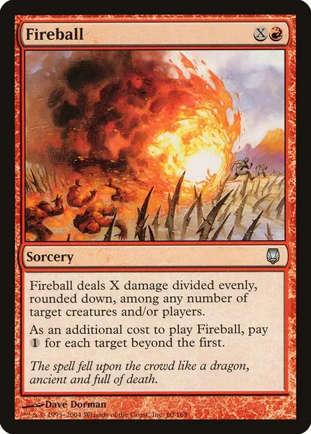 Fireball, Magic card DST 60 — Darksteel set