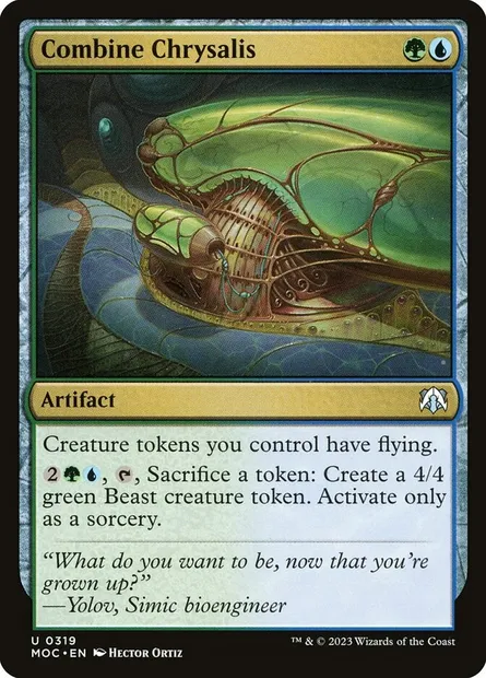 Combine Chrysalis, Magic card MOC 319 — March of the Machine Commander set