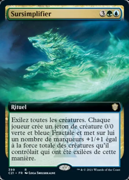 Sursimplifier, carte Magic C21 399 — extension Commander 2021