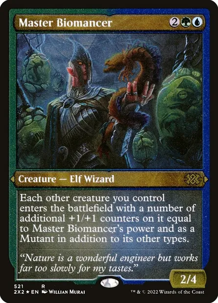 Master Biomancer, Magic card 2X2 521 — Double Masters 2022 set