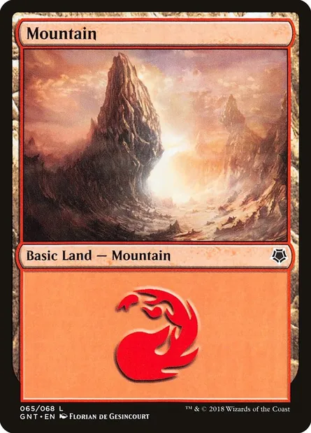 Montagne, carte Magic GNT 65 — extension Game Night