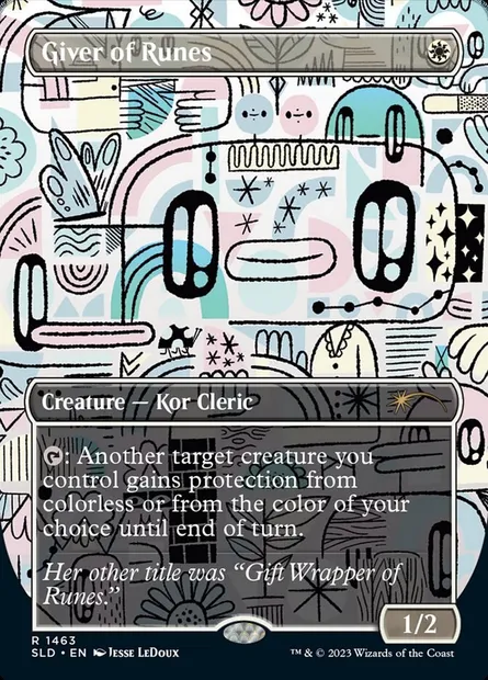 Donneuse de runes, carte Magic SLD 1463 — extension Secret Lair Drop