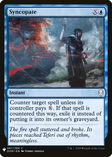 Syncopate, Magic card PLST DOM-67 — The List set