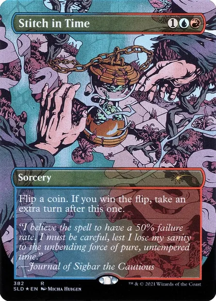 Stitch in Time // Stitch in Time, Magic card SLD 382 — Secret Lair Drop set