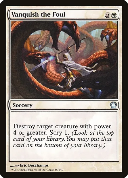 Vanquish the Foul, Magic card THS 35 — Theros set