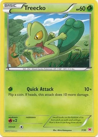 Arcko, carte Pokémon TK8A 007-2 — extension XY Trainer Kit: Latias