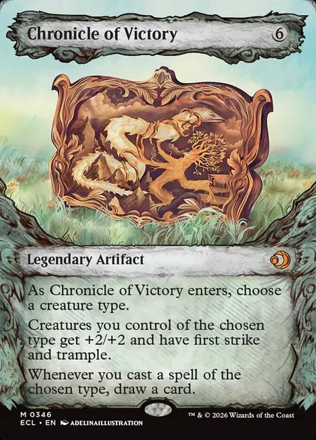Chronique de victoire, carte Magic ECL 346 — extension Lorwyn Eclipsed
