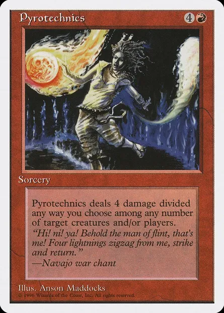 Pyrotechnics, Magic card ITP 38 — Introductory Two-Player Set set