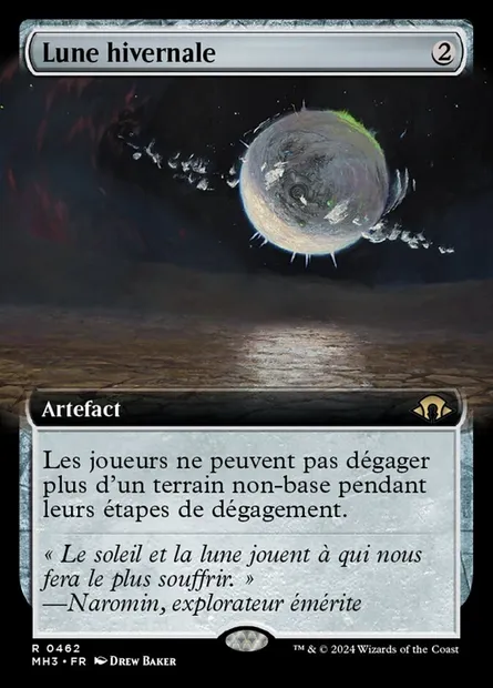 Lune hivernale, carte Magic MH3 462 — extension Modern Horizons 3
