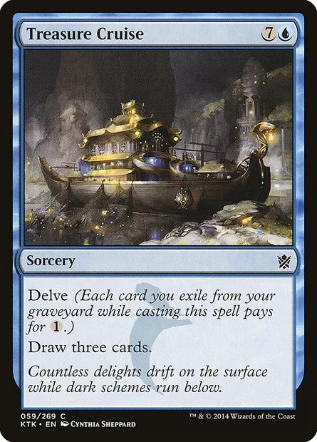 Treasure Cruise, Magic card KTK 59 — Khans of Tarkir set
