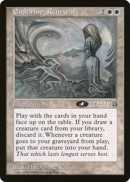 Enduring Renewal, Magic card OLEP 40 — Oversized League Prizes set