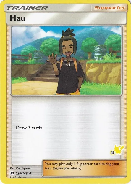 Hau, Pokémon card BA20 120p-13 — Battle Academy 2020 set